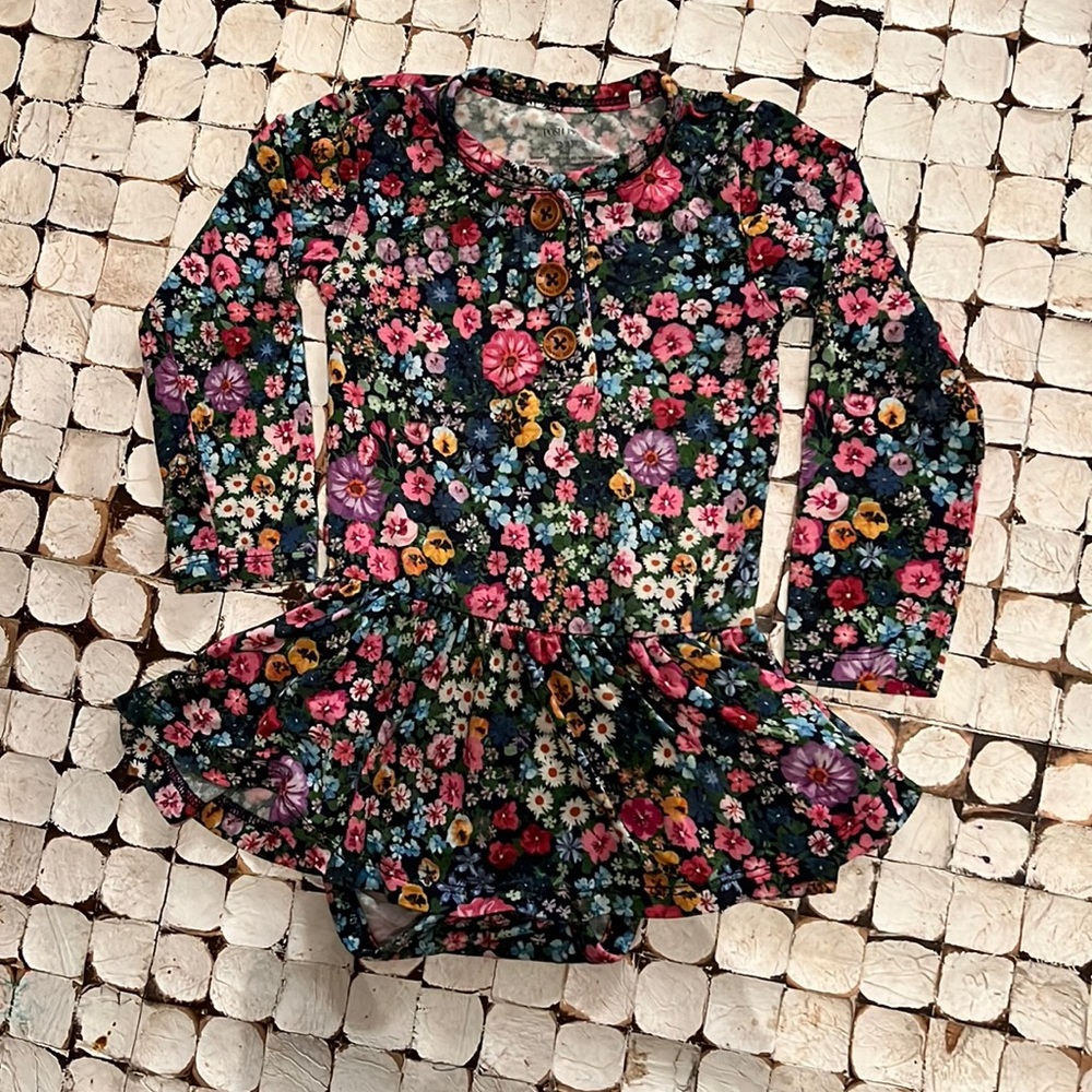 Posh Peanut Skirted Body Suit 12-18 months